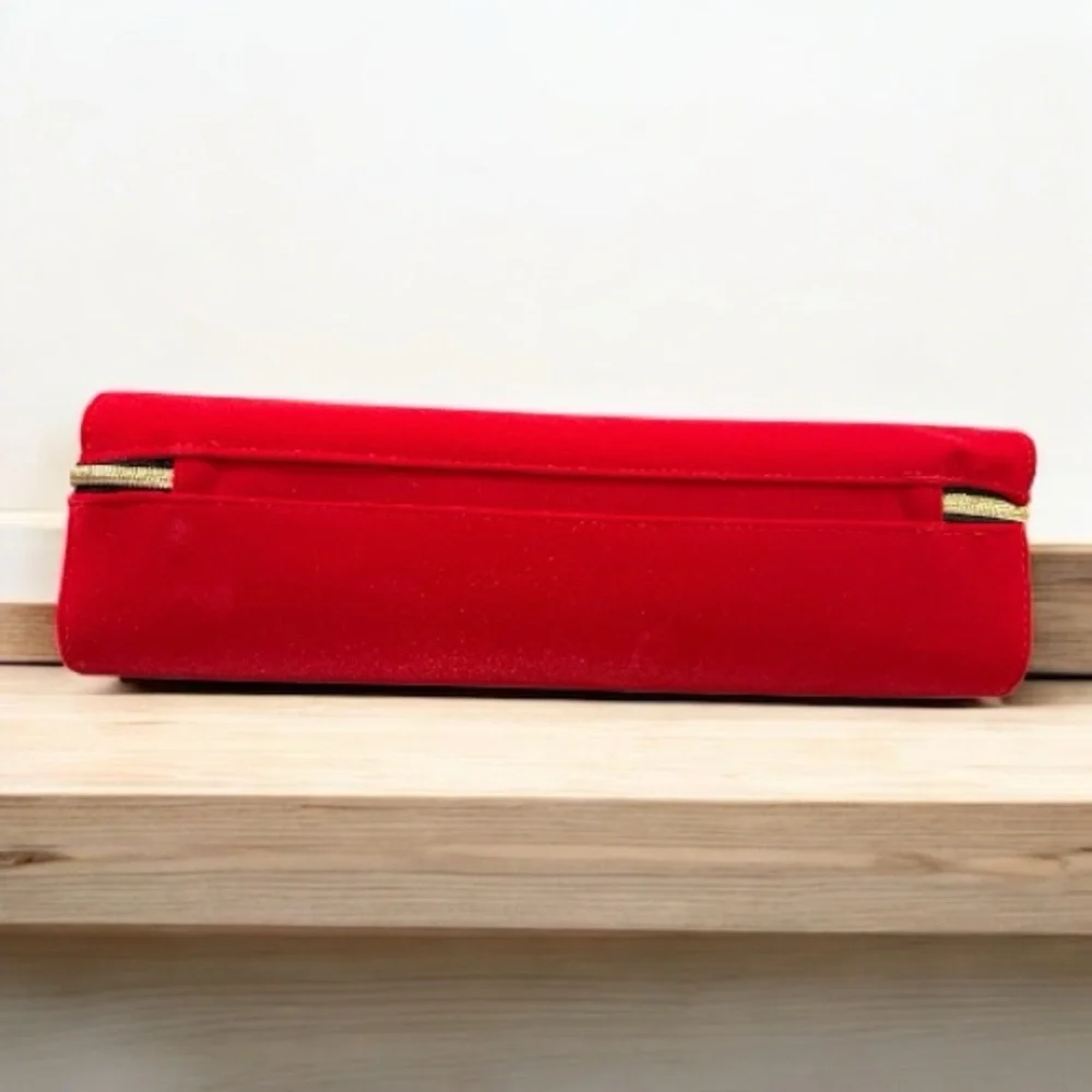 Estee Lauder Vibrant Red Cosmetic Bag